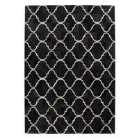 Kayoom Flachflorteppich Lavish 310 schwarz B/H/L: ca. 80x0,8x150 cm Lavish 310 - schwarz (150,00/80,00/0,80cm) - Kayoom