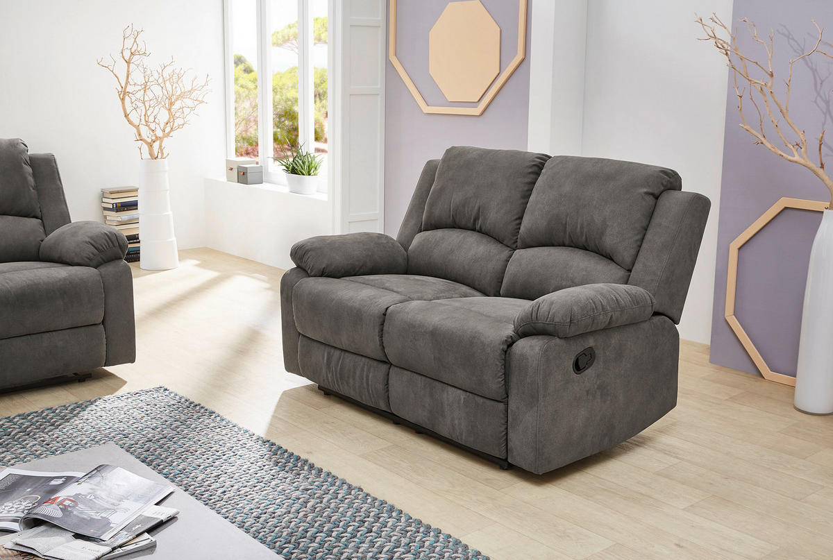 Sofa 3-2-1 anthrazit B/H/T: ca. 204x97x87 cm Dakota_3F-2F-1F_Sofa 3-2-1 - anthrazit (204,00/97,00/87,00cm)