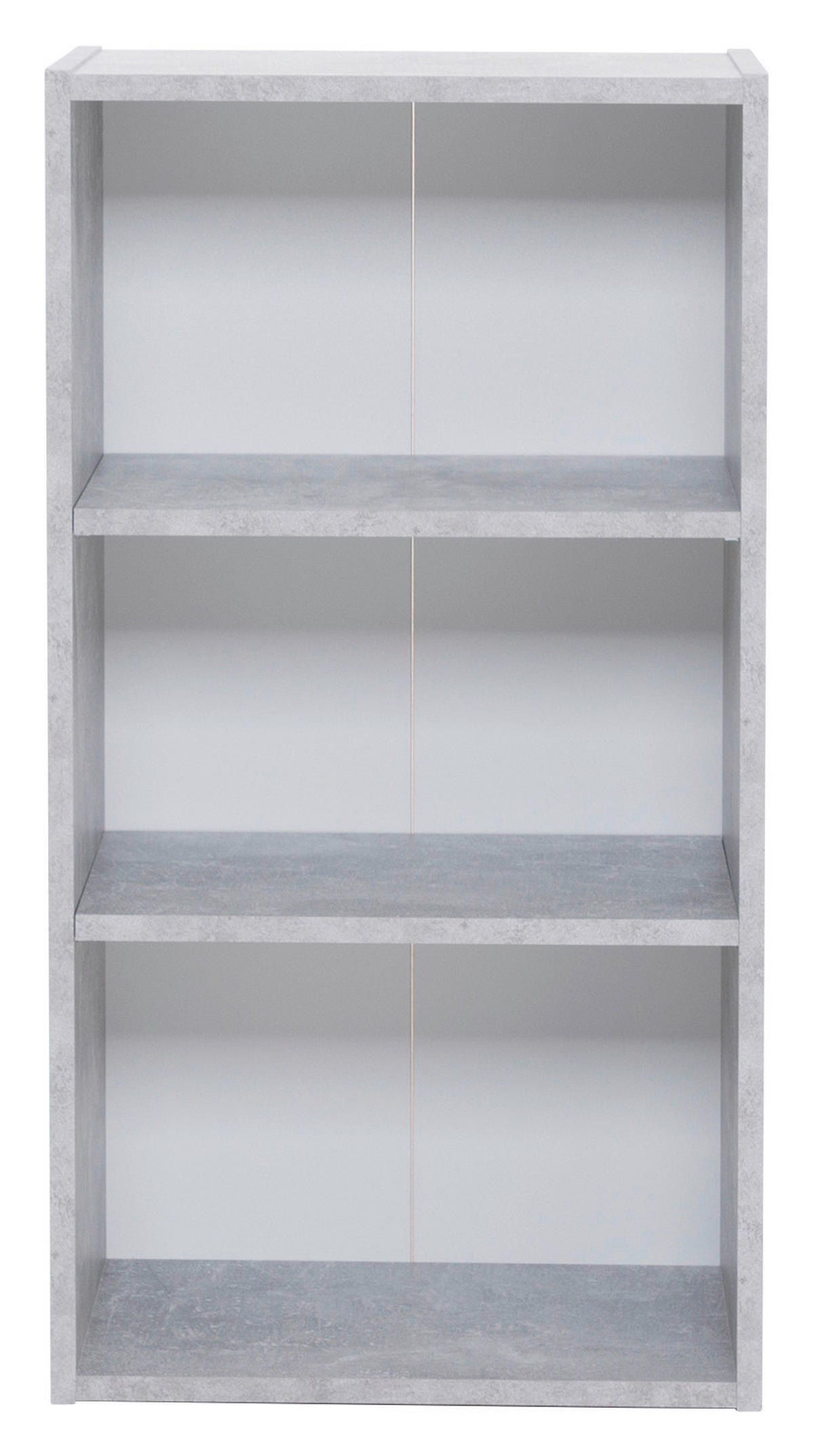 Regal Step 2 Beton Optik weiß B/H/T: ca. 41,5x78,5x25 cm Step 2 - weiß (41,50/78,50/25,00cm)