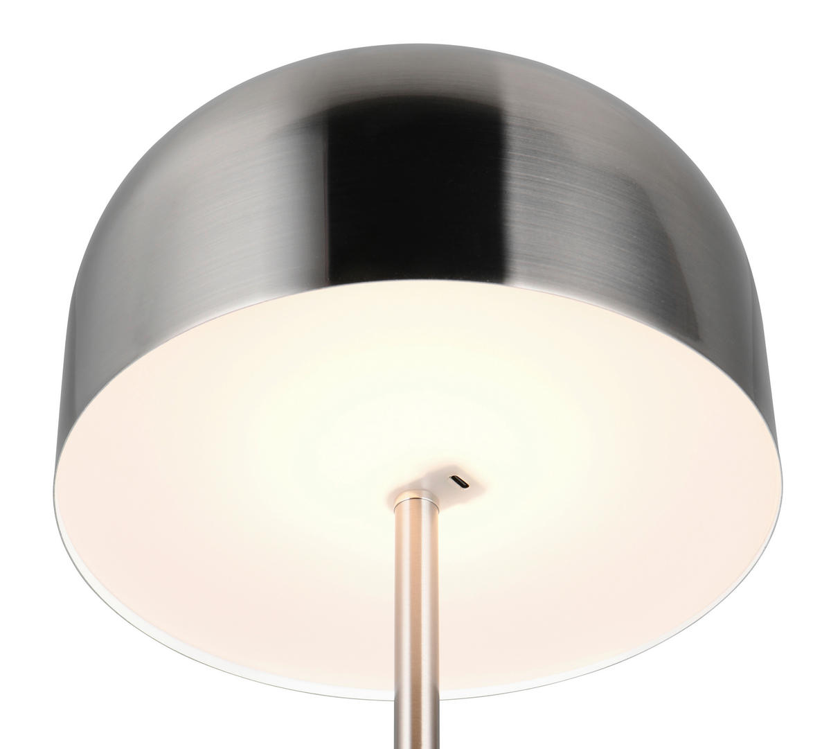 Reality LED Stehleuchte JEFF nickel matt Metall H: ca. 147 cm 1 Brennstellen Jeff - nickel matt (147,00cm) - Reality