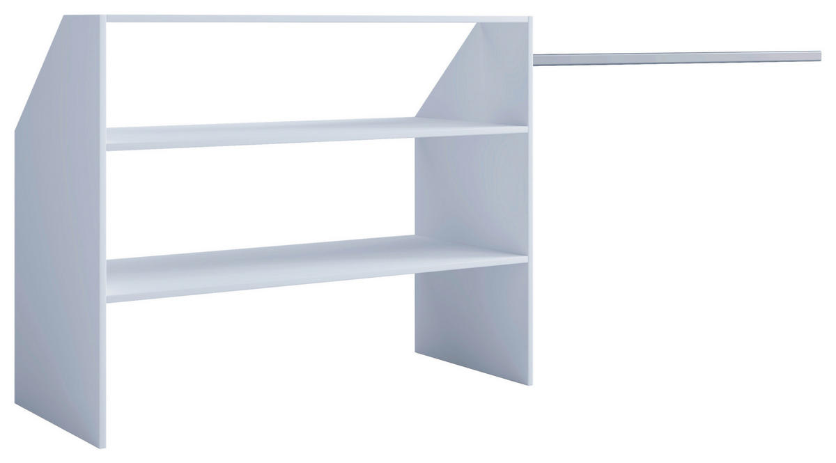 Regal Dacho weiß B/H/T: ca. 90x100x50 cm Dacho - weiß (90,00/100,00/50,00cm) - VCM Möbel