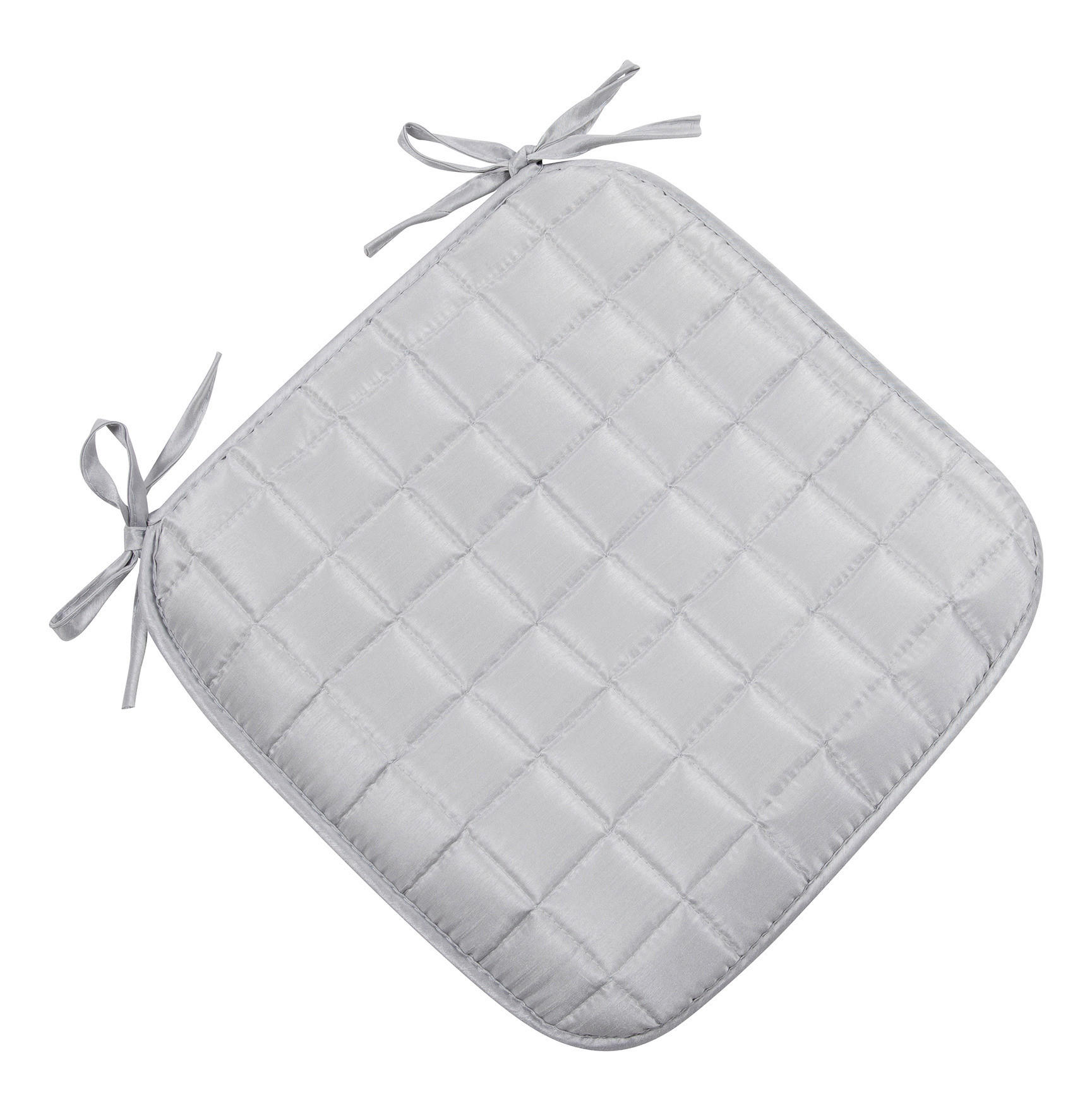 Stuhlkissen Stuhlkissen 38x38x1,5cm silber - silber (38,00/38,00cm) - POCOline