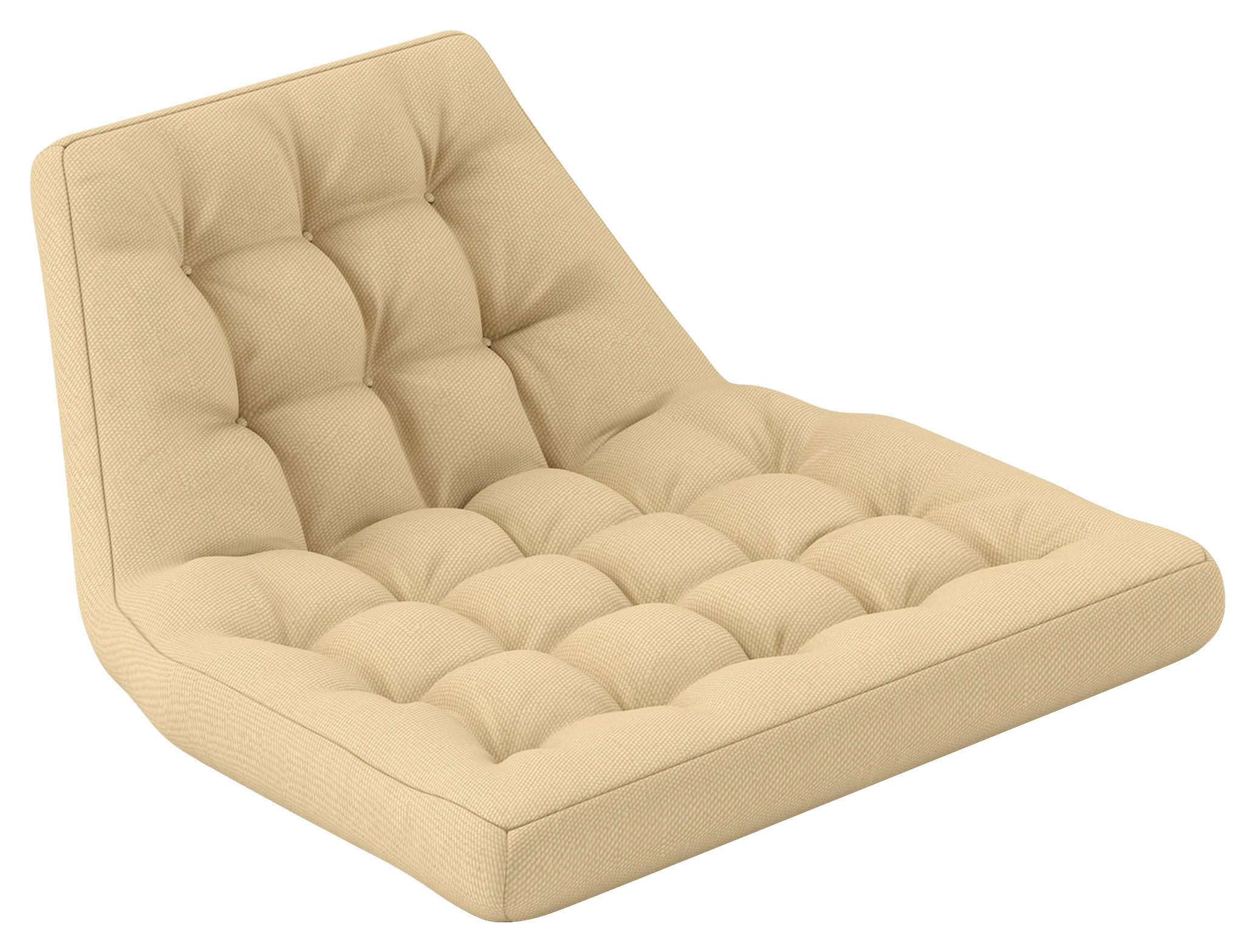 Outsunny Sitzkissen beige Schaumstoff B/H/L: ca. 100x8x120 cm Sitzkissen - beige (120,00/100,00/8,00cm) - Outsunny