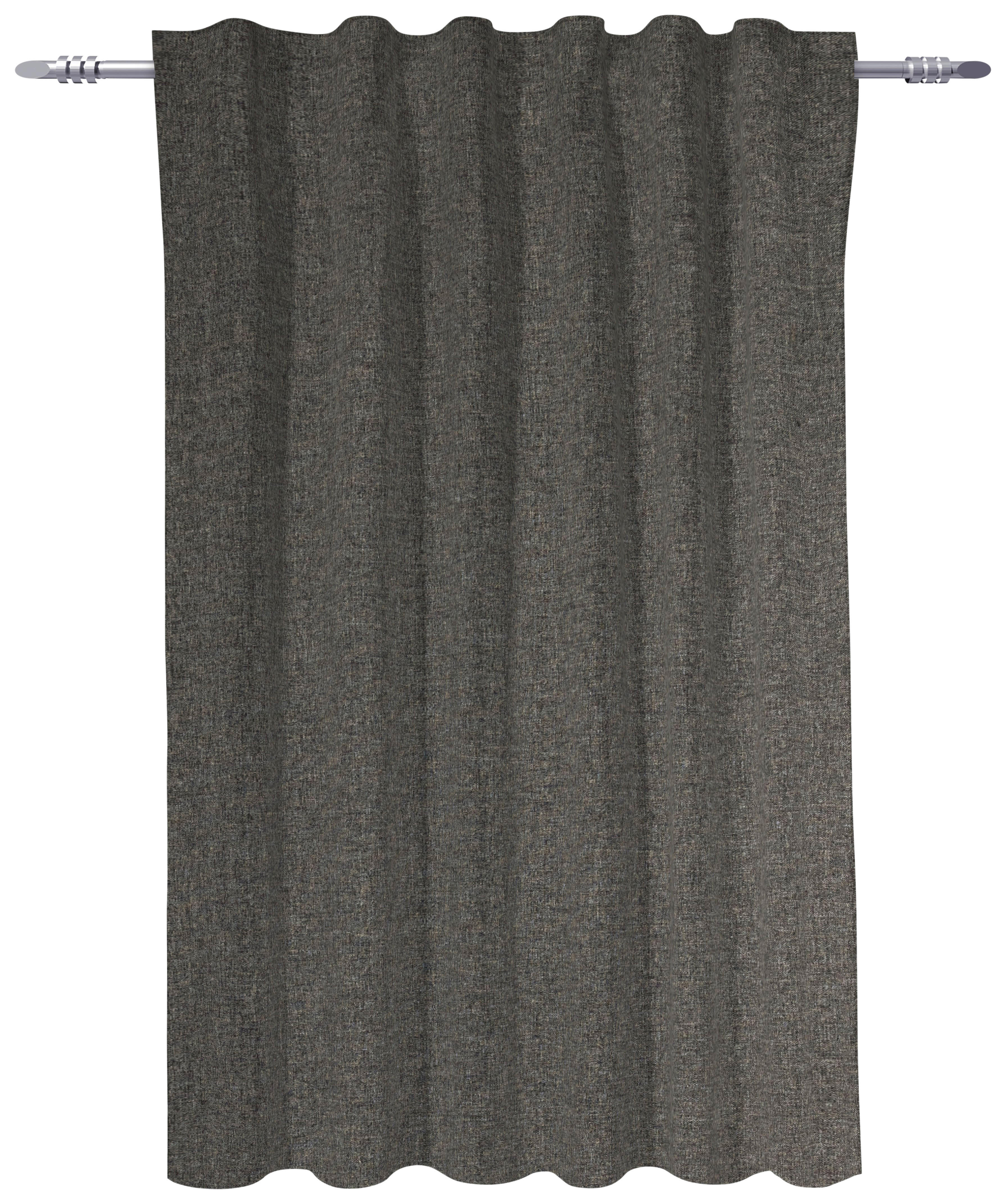 POCOline Kombivorhang Ulrich anthrazit B/L: ca. 135x145 cm Ulrich - anthrazit (135,00/145,00cm) - POCOline