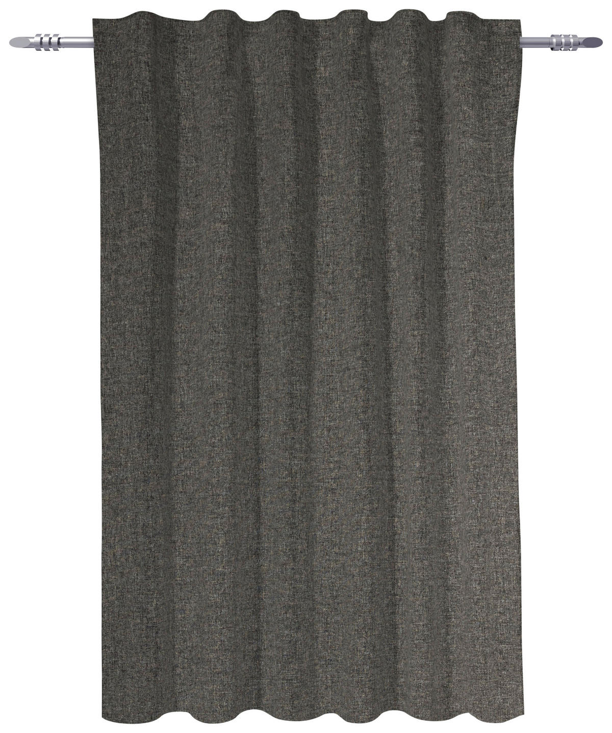 Kombivorhang Ulrich anthrazit B/L: ca. 135x145 cm Ulrich - anthrazit (135,00/145,00cm) - POCOline