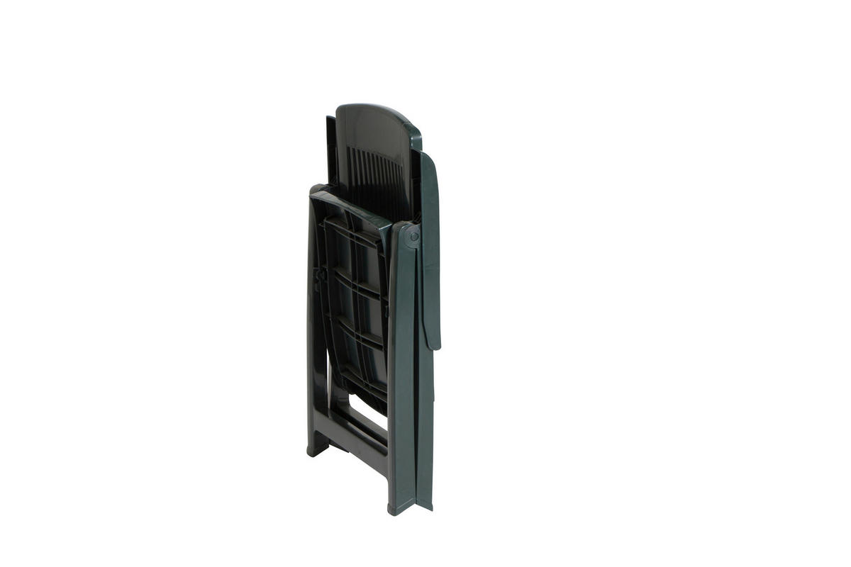 ProGarden Klappsessel Tampa grün Kunststoff B/H/L: ca. 61x109x60 cm Tampa - grün (60,00/61,00/109,00cm) - ProGarden
