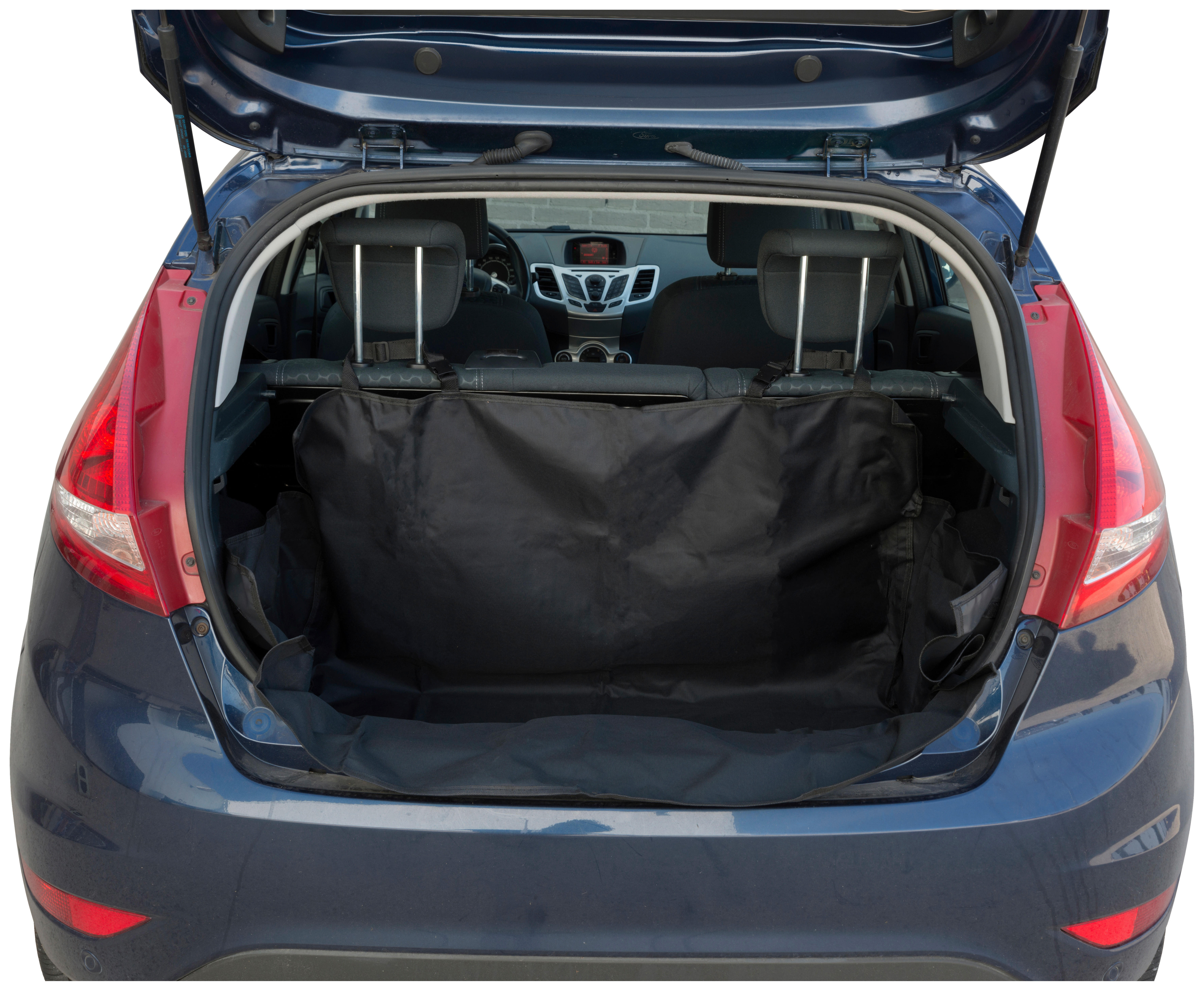 Hundedecke Auto Kofferraum schwarz Polyester B/H/L: ca. 104x33x155 cm Haustier_Autositzbezug - schwarz (155,00/104,00/33,00cm)