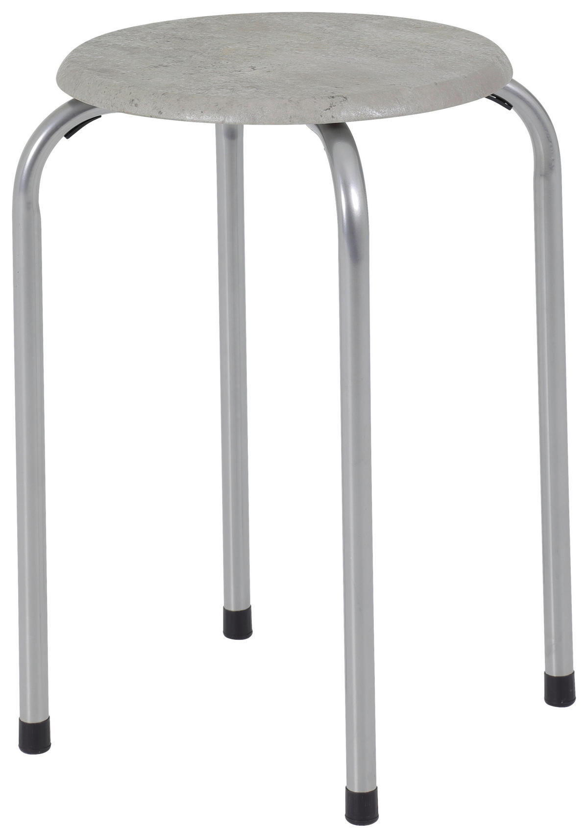 Stapelhocker Lilly Beton B/H/T: ca. 38x46x38 cm Lilly - Alu (38,00/46,00/38,00cm)