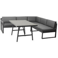 Acamp Loungeset Signature anthrazit Aluminium B/H/T: ca. 214x66x80 cm Signature - anthrazit (214,00/66,00/80,00cm) - Acamp