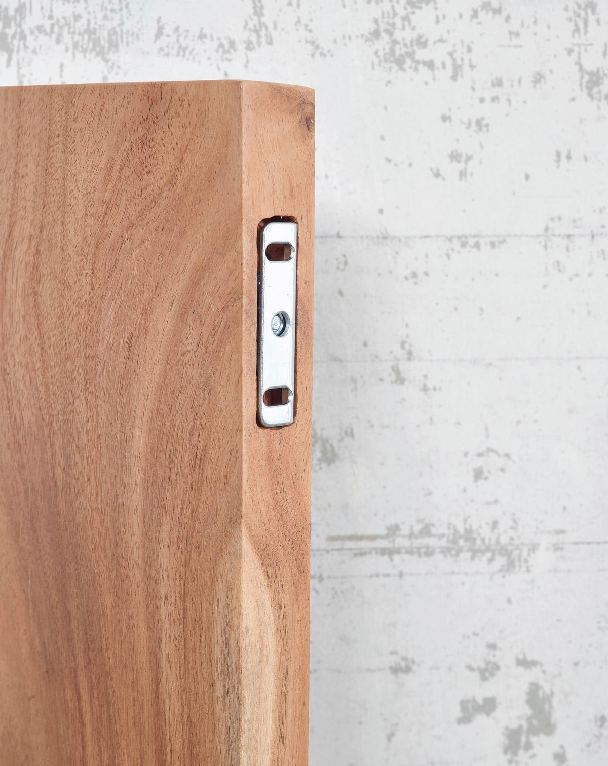 Wandregal braun Holz B/H/T: ca. 100x4x26 cm Wandregal - braun (100,00/4,00/26,00cm) - Wohnling