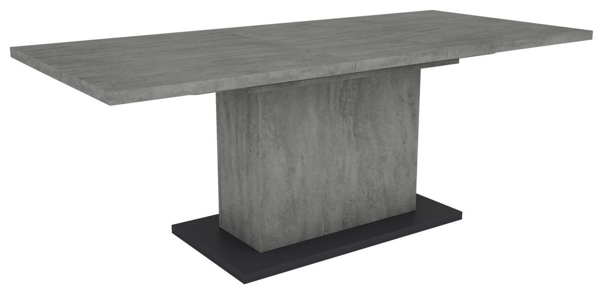 Tisch ATHEN Beton B/H/T: ca. 160x75x90 cm ATHEN - Beton (160,00/75,00/90,00cm) - byLIVING