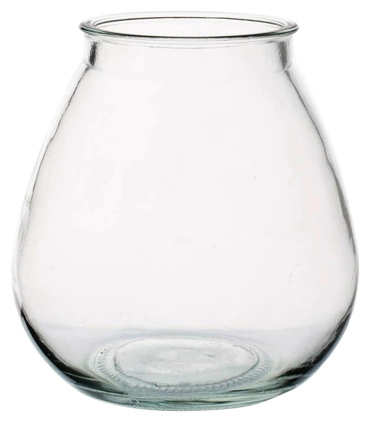 Vase klar Glas B/H/L: ca. 24,5x24,5x28 cm Vase - klar (28,00/24,50/24,50cm)