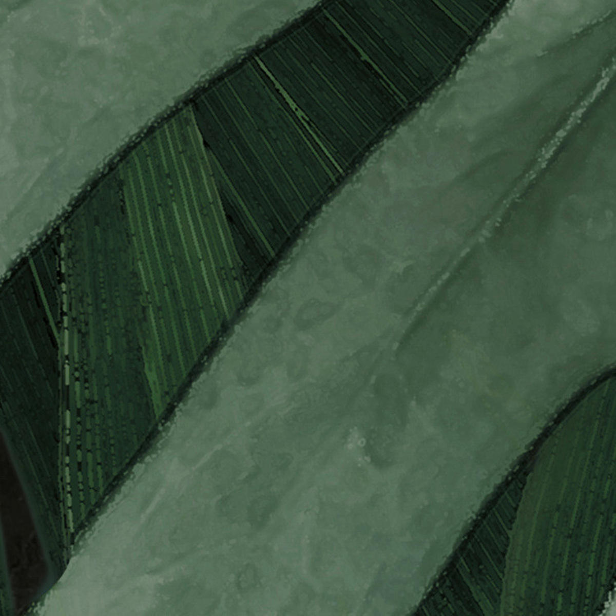 Komar Fototapete Monstera on Marble B/L: ca. 200x250 cm Monstera on Marble - (200,00/250,00cm) - Komar