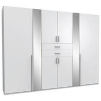 Kleiderschrank Vanea weiß B/H/T: ca. 270x210x58 cm Vanea - weiß (270,00/210,00/58,00cm)