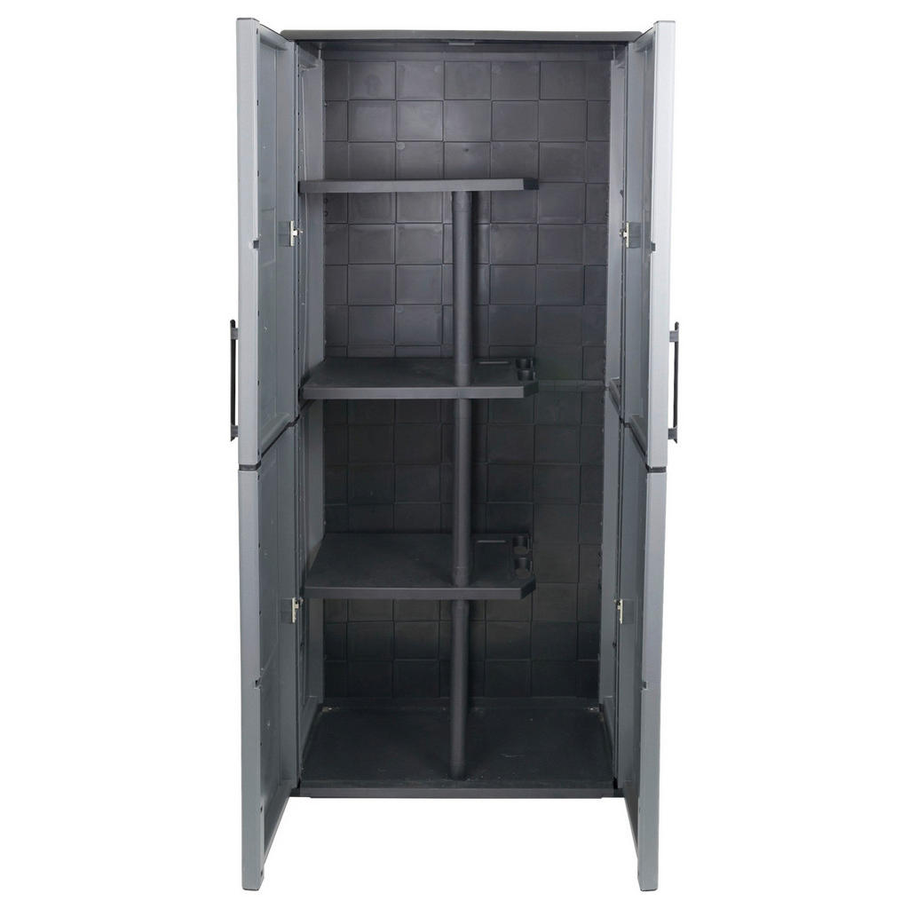 Thumbnail - ArtPlast Kunststoffschrank Free dunkelgrau Kunststoff B/H/T: ca. 68x163x37 cm