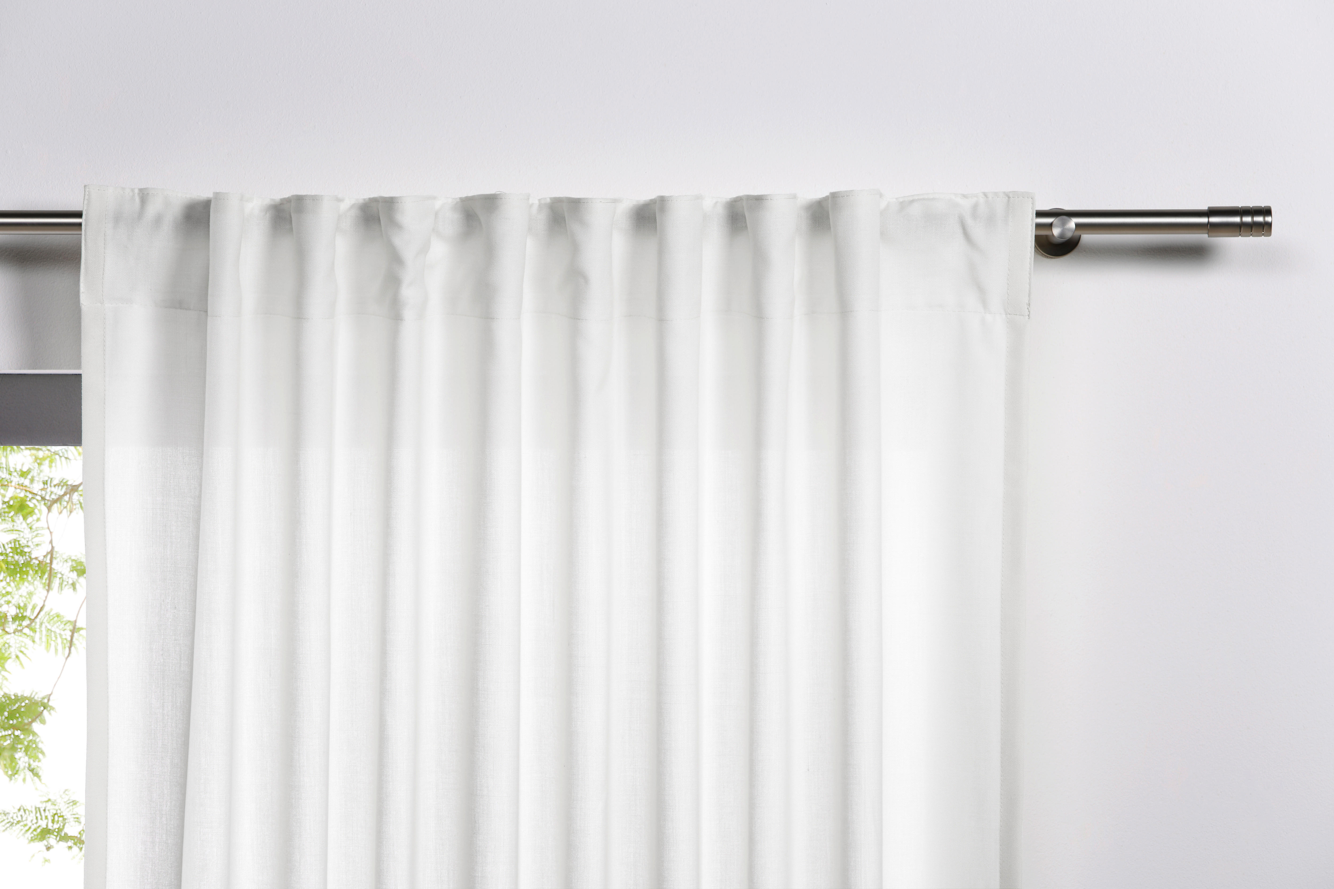 Thumbnail - Kombivorhang MOOD weiß B/L: ca. 135x245 cm