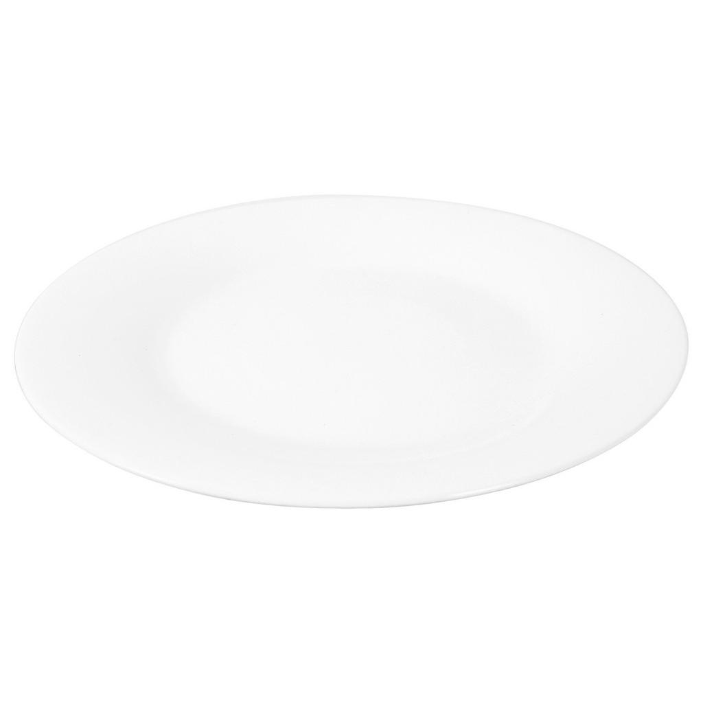 Thumbnail - Dessertteller weiß Opal-Hartglas