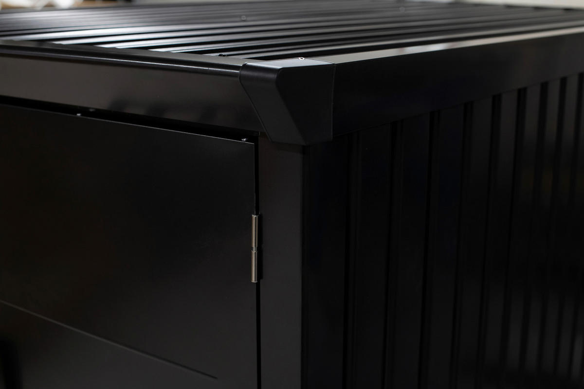 Westmann Fahrradgarage Velos schwarz B/H/L: ca. 133x151x222 cm Velos - schwarz (222,00/133,00/151,00cm) - Westmann