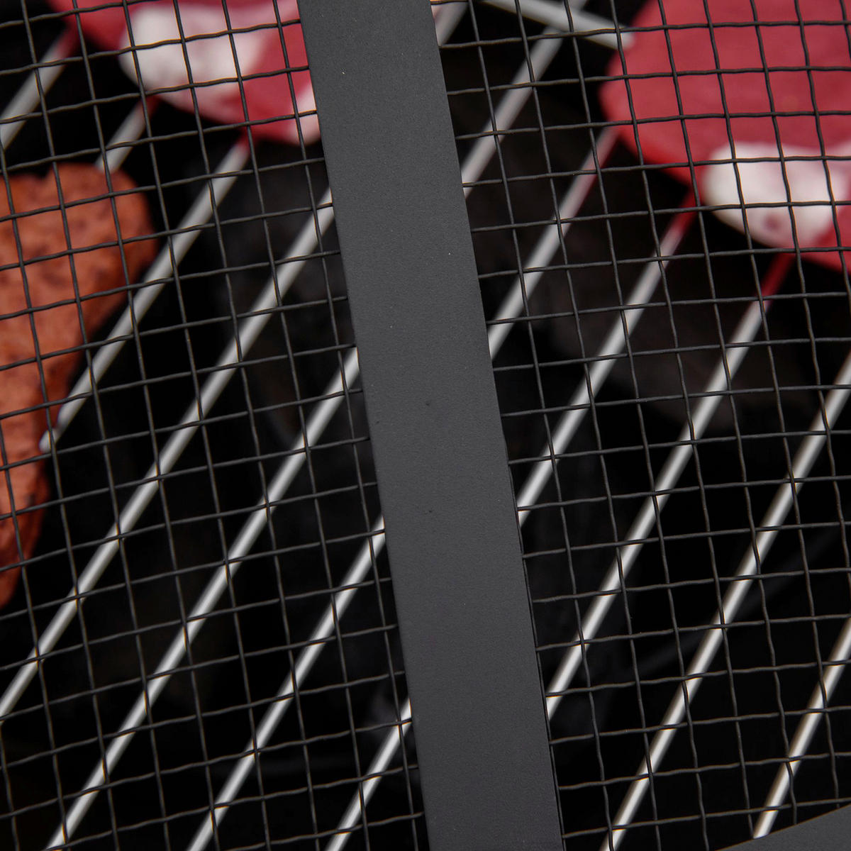 Outsunny Feuerschale schwarz Polyester B/H/L: ca. 81x50x81 cm Feuerschale - schwarz (81,00/81,00/50,00cm) - Outsunny