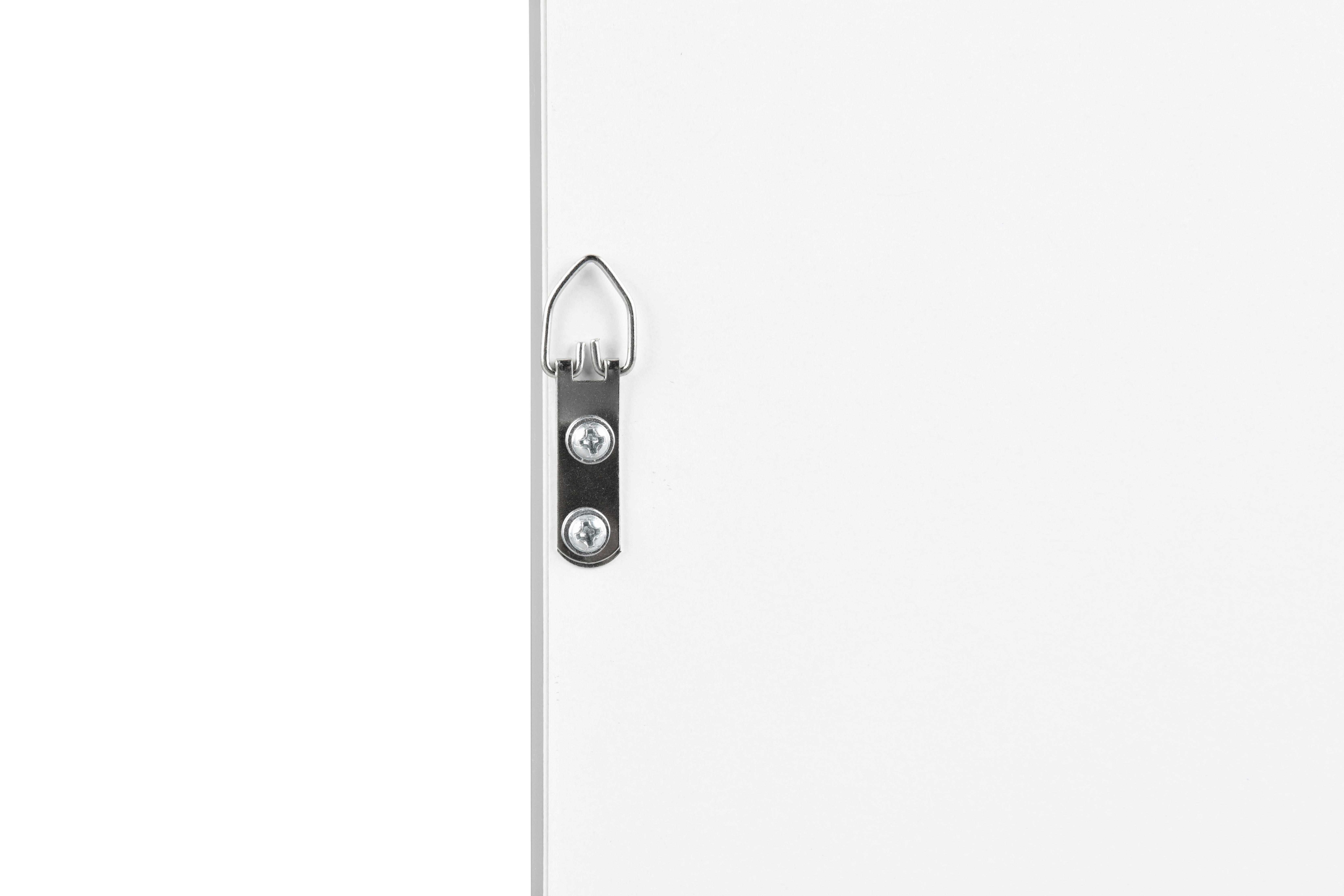 Thumbnail - Rahmenspiegel Nadine weiß gold B/H/T: ca. 34x125x2 cm