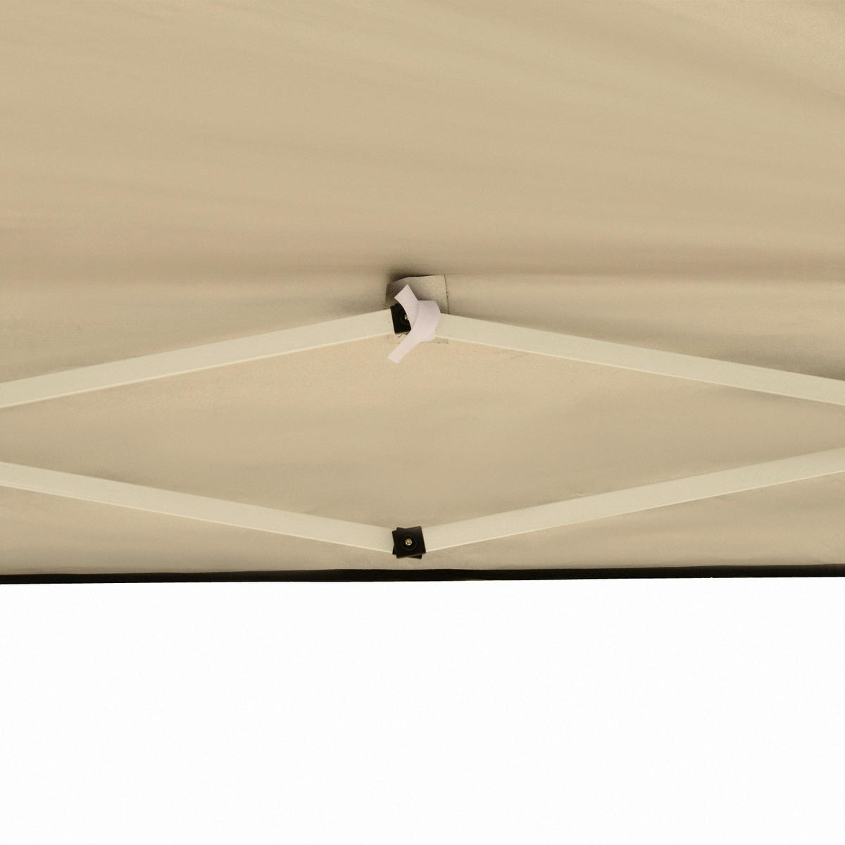 Outsunny Pavillon schwarz Stahl B/H/L: ca. 295x255x295 cm Pavillon - schwarz (295,00/295,00/255,00cm) - Outsunny