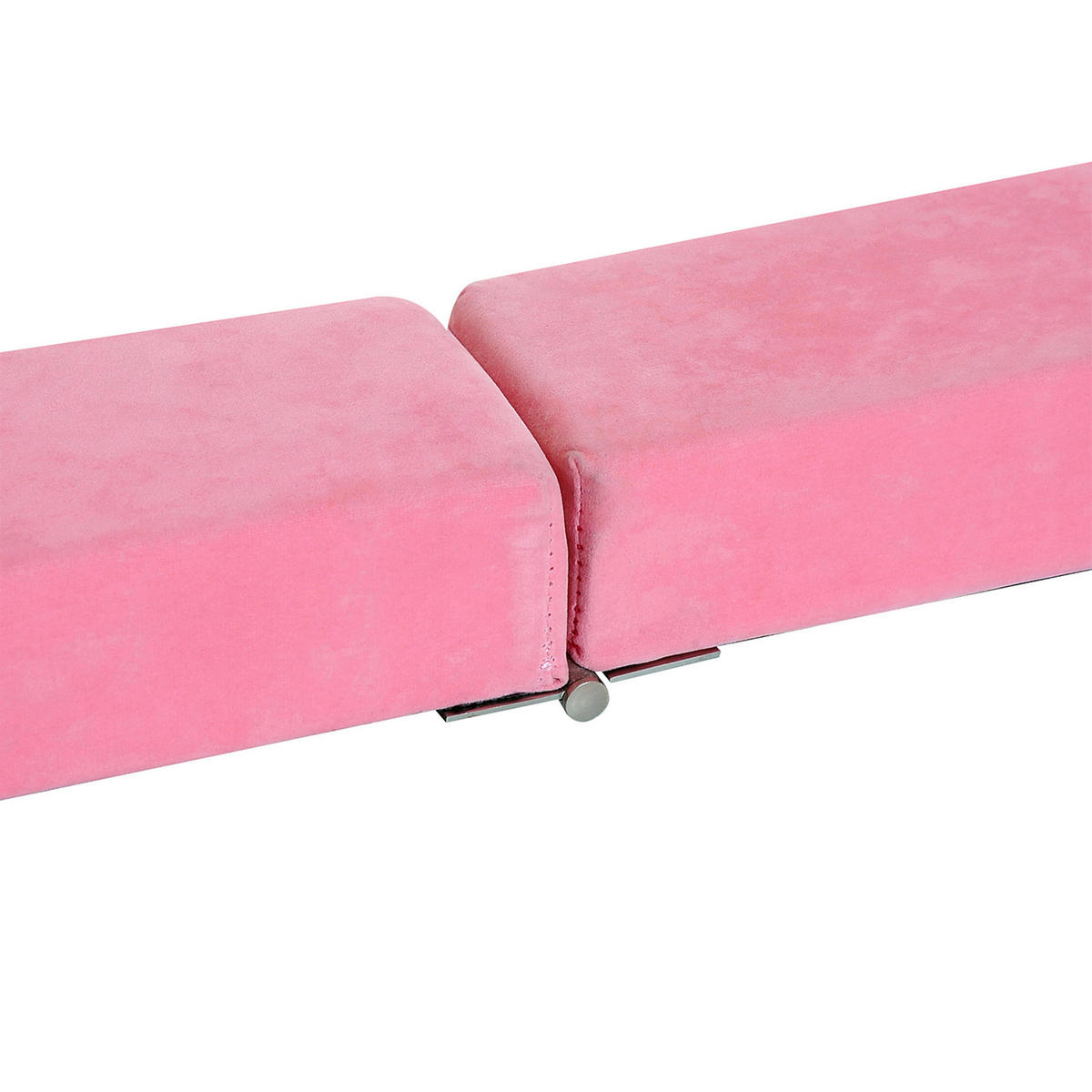 HOMCOM Fitness-Zubehör rosa Holz B/H/L: ca. 10x210x6,5 cm Schwebebalken - rosa (6,50/10,00/210,00cm) - HOMCOM