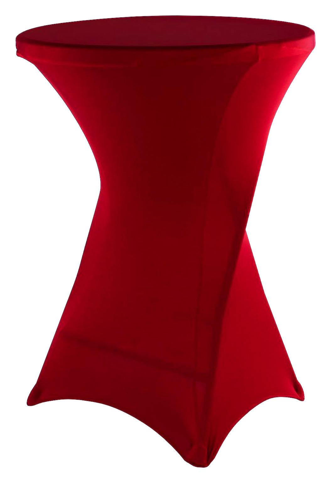 VCM Stretch-Husse für Stehtisch rot Polyester-Mischgewebe H/D: ca. 110x80 cm Stretch-Husse_für_Stehtisch - rot (80,00/110,00cm)
