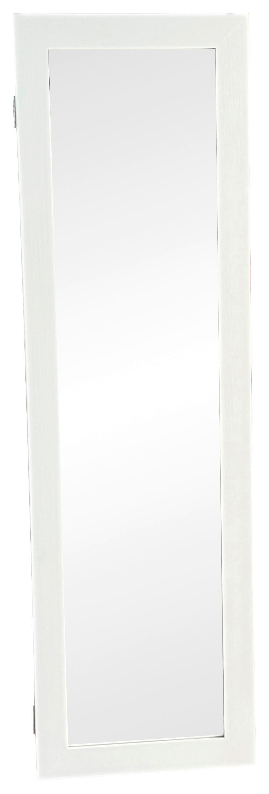 Bijou Schrank schwarz MDF B/H/L: ca. 32x106x10 cm Schmuckschrank - weiß/schwarz (10,00/32,00/106,00cm) - Bijou