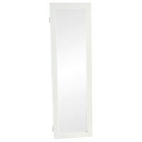 Bijou Schrank schwarz MDF B/H/L: ca. 32x106x10 cm Schmuckschrank - weiß/schwarz (10,00/32,00/106,00cm) - Bijou