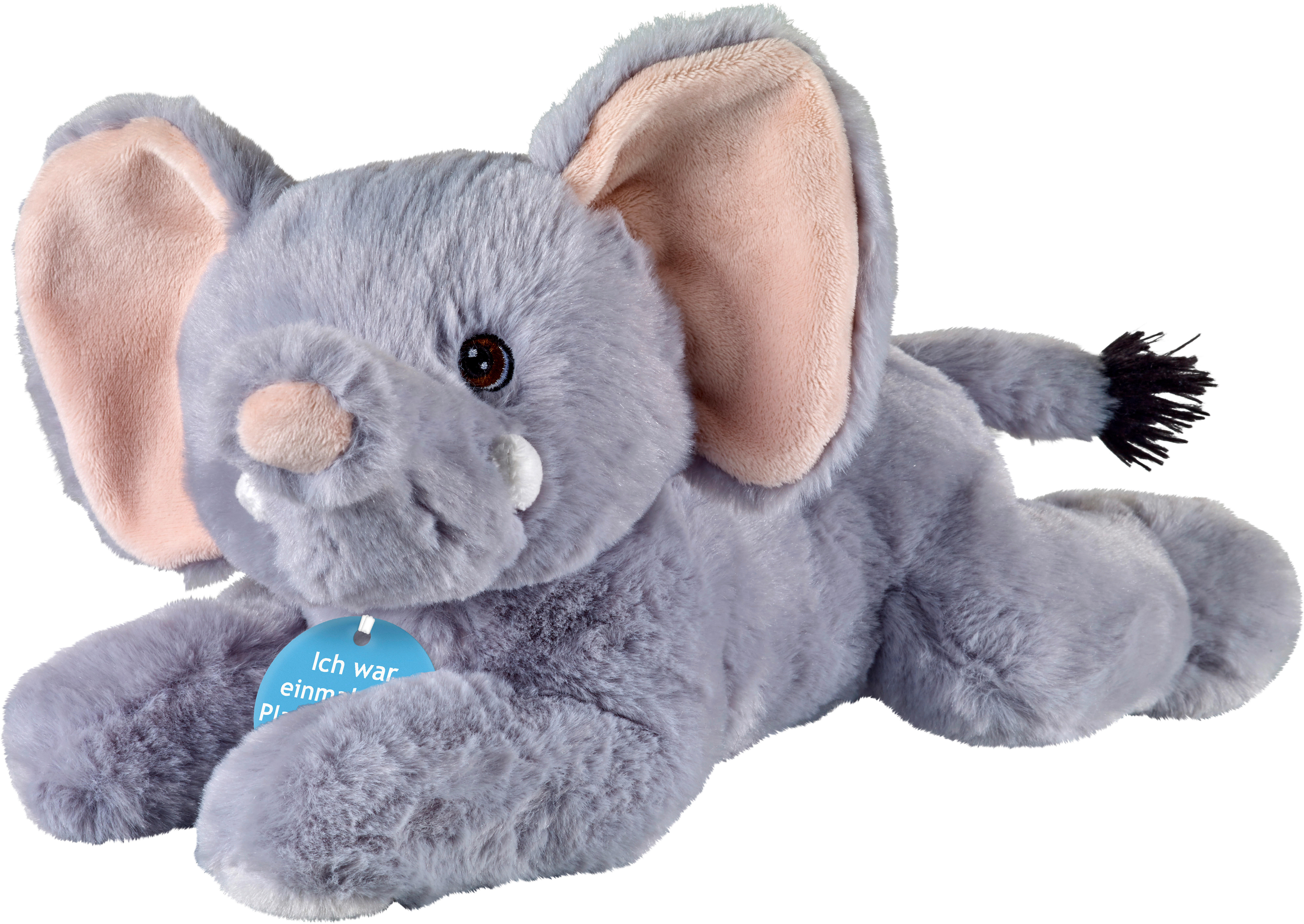 Eco-Line Plüschtier I Like My Planet L: ca. 33 cm I Like My Planet - rosa/grau (33,00cm) - Eco-Line