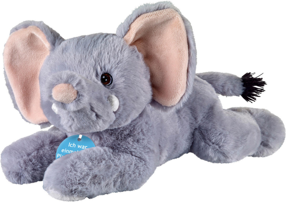 Eco-Line Plüschtier I Like My Planet L: ca. 33 cm I Like My Planet - rosa/grau (33,00cm) - Eco-Line