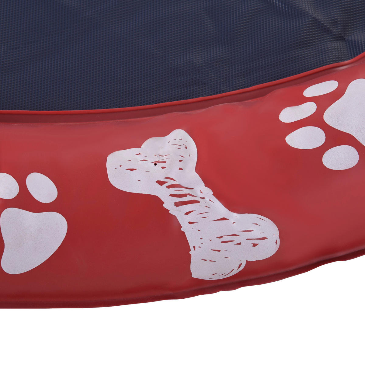 PawHut Hunde-Planschbecken rot Kunststoff B/H/L: ca. 170x1x170 cm Hunde-Planschbecken - rot (170,00/170,00/1,00cm) - PawHut