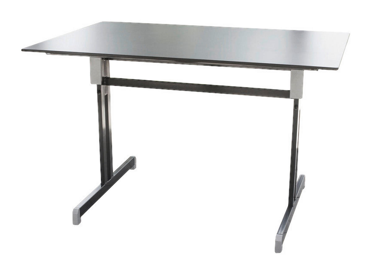 Alco Säulenesstisch Gastro anthrazit Stahl B/H/L: ca. 80x74x80 cm Gastro - anthrazit (80,00/80,00/74,00cm) - Alco