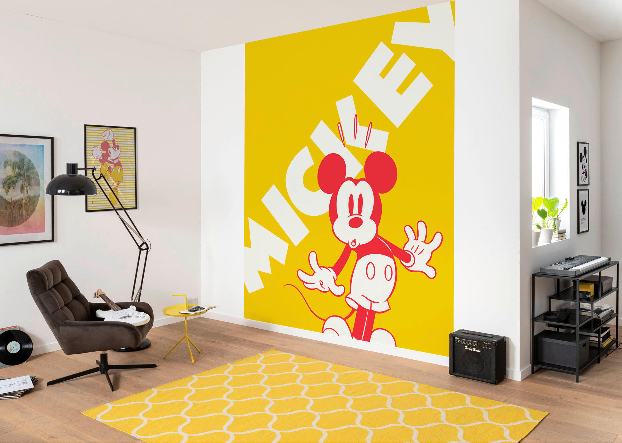 Komar Fototapete Mickey Contrast B/L: ca. 200x250 cm Mickey Contrast - (200,00/250,00cm) - Komar