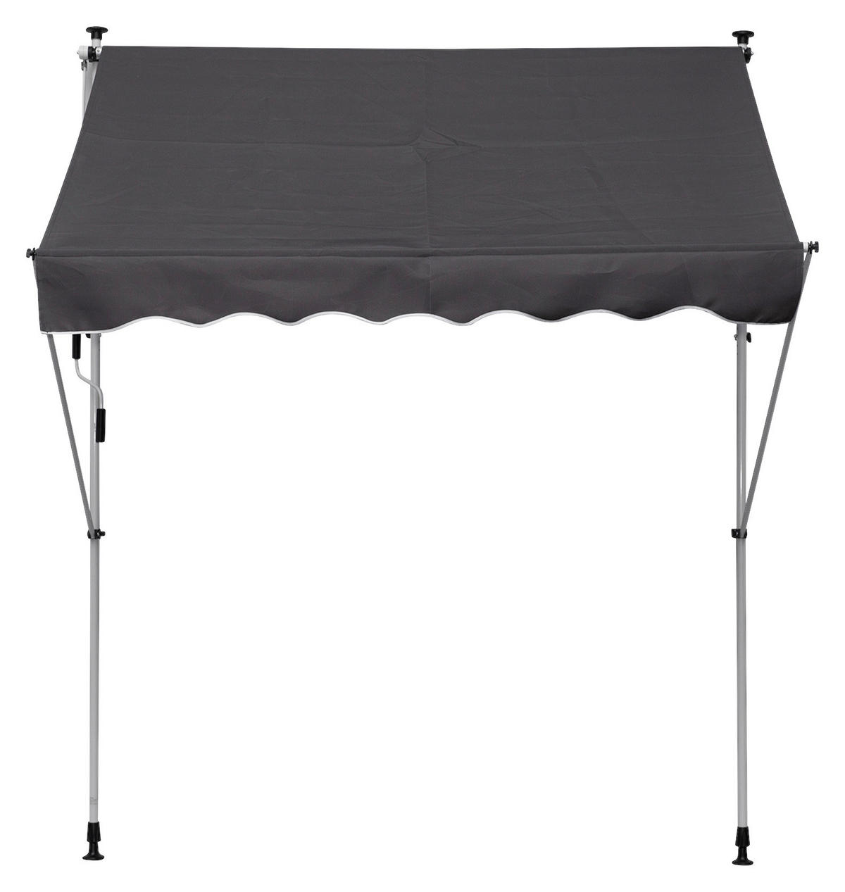 Klemm-Markise grau B/L: ca. 200x150 cm Klemmmarkise - grau (200,00/150,00cm) - Outsunny