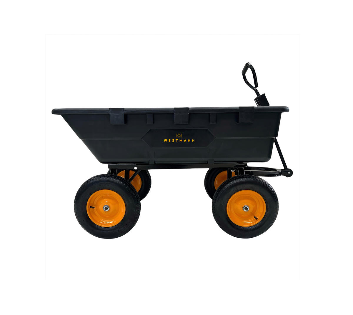 Westmann Schubkarre Prakta schwarz B/H/L: ca. 108x83x145 cm Prakta - schwarz (145,00/108,00/83,00cm) - Westmann