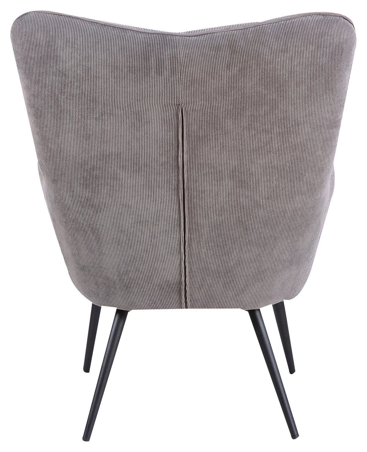 byLIVING Sessel UTA grau schwarz Stoff Metall B/H/T: ca. 72x97x80 cm UTA - schwarz/grau (72,00/97,00/80,00cm) - byLIVING