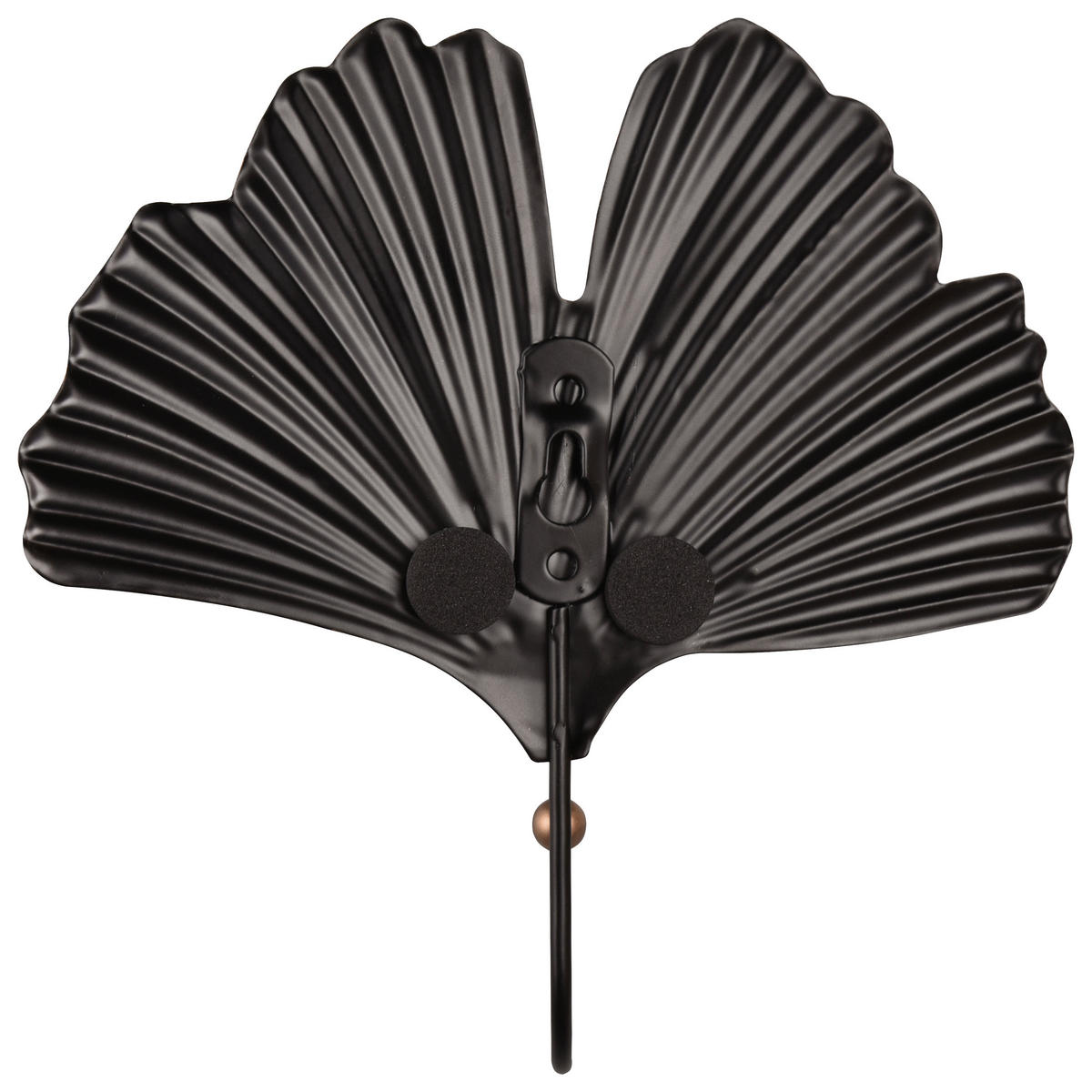 Garderobenhaken Merle schwarz gold Optik Metall B/H/T: ca. 15x15x4 cm Merle - gold/schwarz (15,00/15,00/4,00cm)