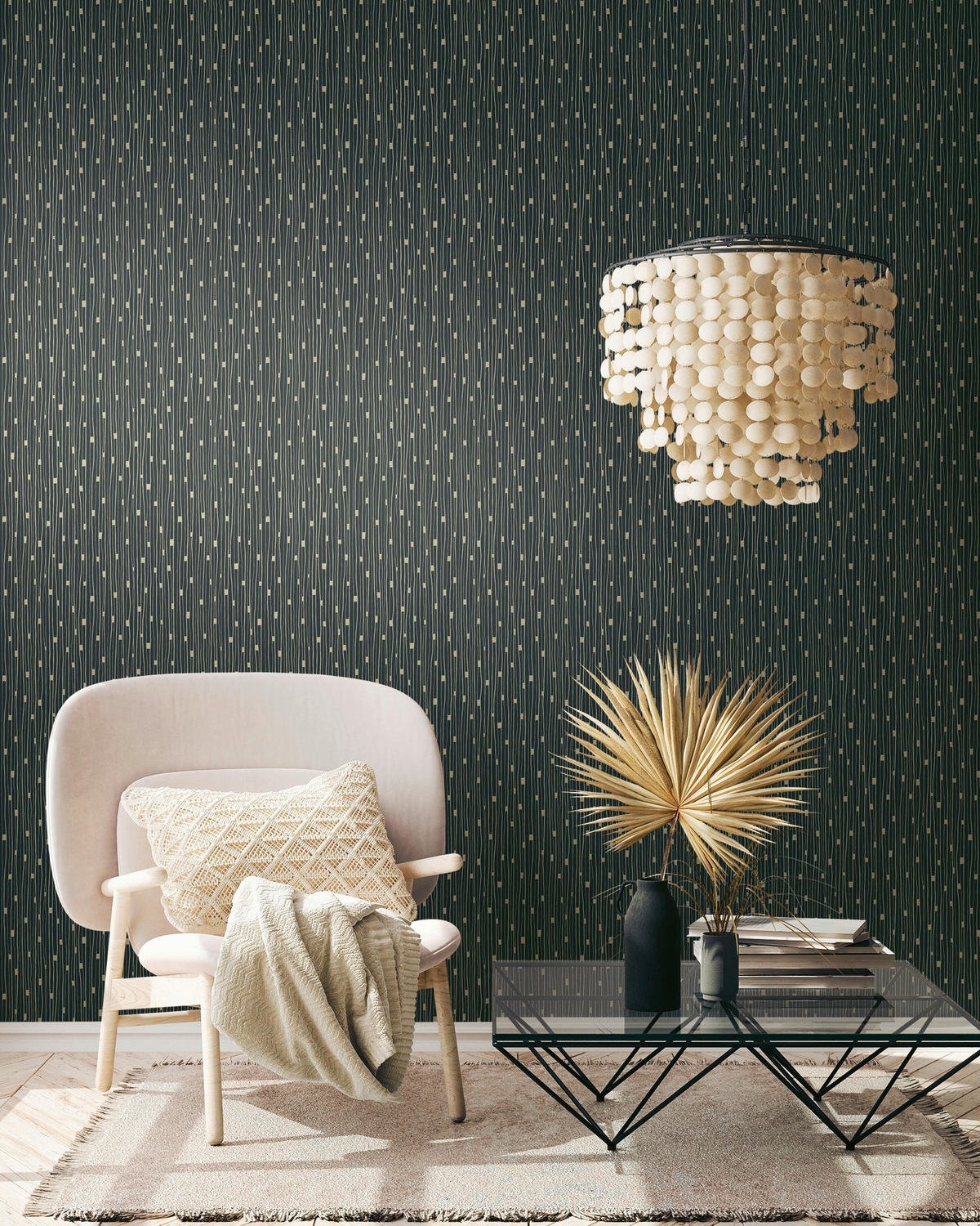 A.S.Création Vliestapete schwarz silber gold B/H/D: ca. 53x1005x8,3 cm Vliestapete - gold/schwarz (8,30/1005,00cm) - A.S.Creation