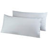 Kissenhülle Renforce Kissenbezug-Renforce_2erPack 40x80 - silber (40,00/80,00cm)
