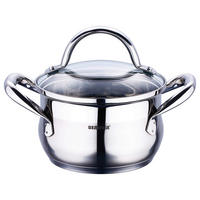 BERGNER Kasserolle GOURMET silber Edelstahl B/H/L/D: ca. 21,5x14x29,5x20 cm GOURMET - silber (29,50/21,50/14,00cm) - BERGNER