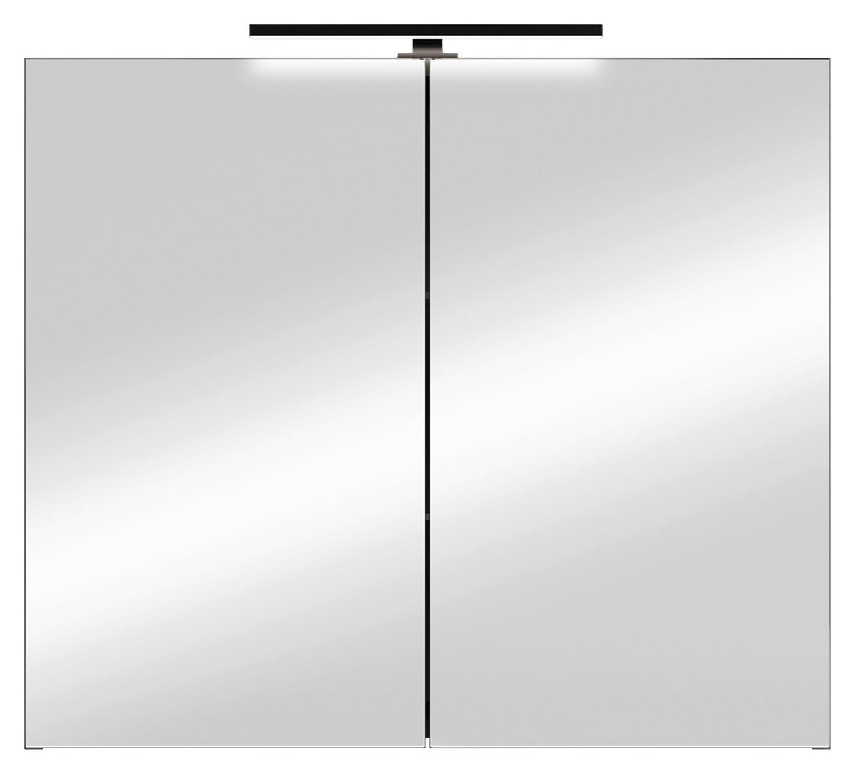 Spiegelschrank SPREE anthrazit B/H/T: ca. 70x60x20 cm SPREE - anthrazit (70,00/60,00/20,00cm) - byLIVING