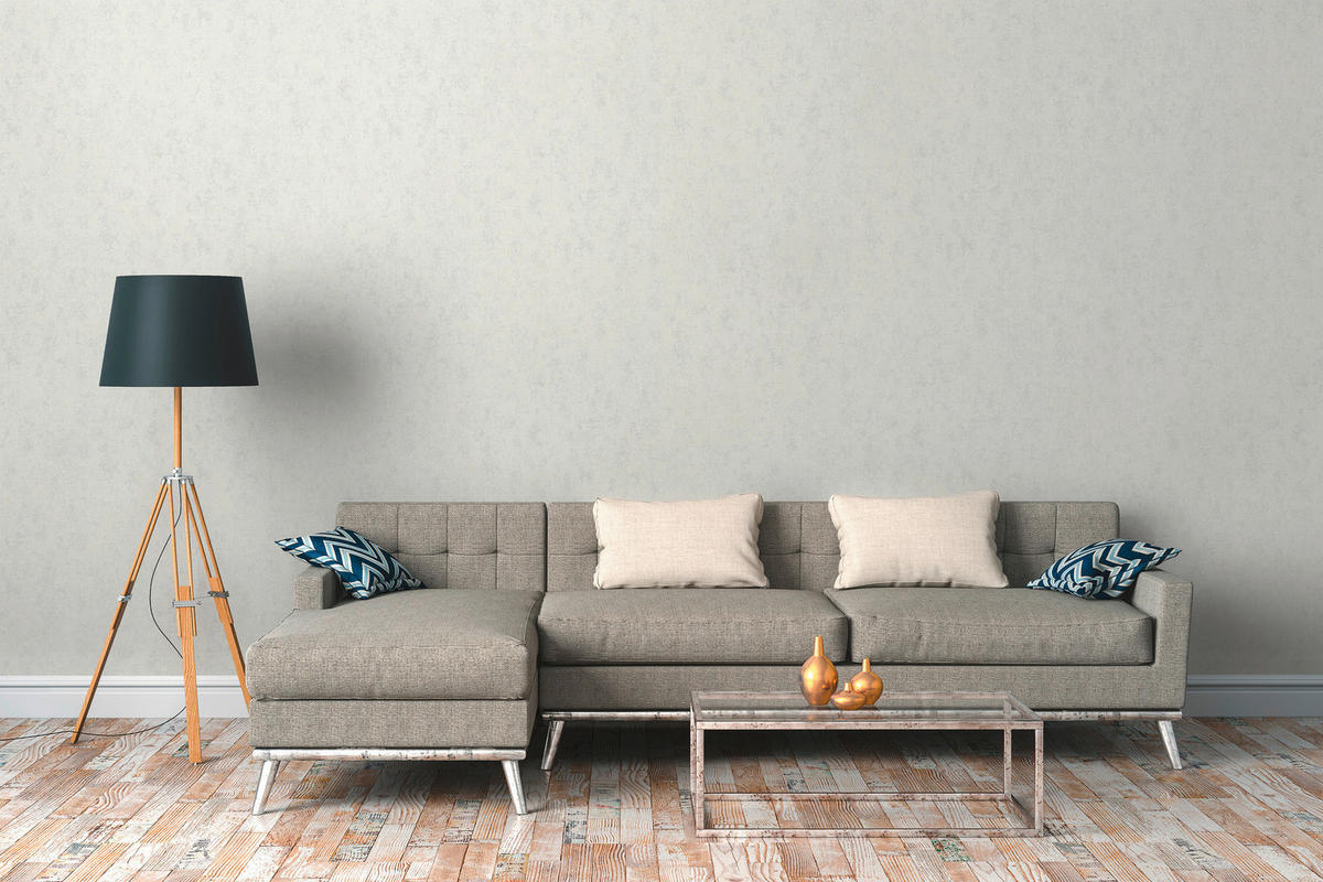 A.S.Creation Vliestapete grau B/H/D: ca. 53x1005x8,3 cm Vliestapete - grau (8,30/1005,00cm) - A.S.Creation