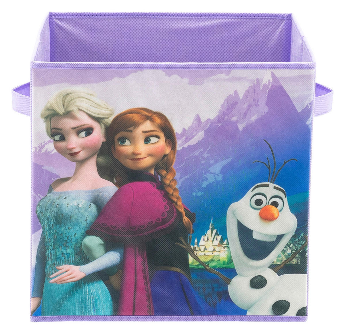 Stoffbox Frozen lila B/H/T: ca. 32x32x32 cm Frozen - lila (32,00/32,00/32,00cm) - Disney