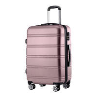 Hartschalenkoffer roségold Kunststoff B/H/L: ca. 37x57x23 cm Hartschalenkoffer_L - roségold (23,00/37,00/57,00cm)