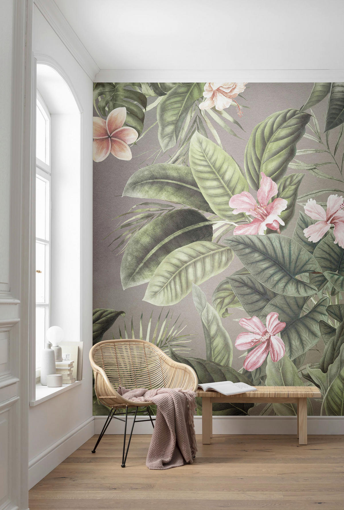Komar Fototapete Large Bloomed B/L: ca. 200x250 cm Large Bloomed - (200,00/250,00cm) - Komar