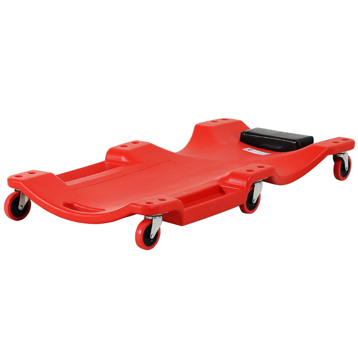 Werkstatt-Zubehör rot B/H/L: ca. 48x100x12 cm Rollbrett - rot (12,00/48,00/100,00cm) - DURHAND