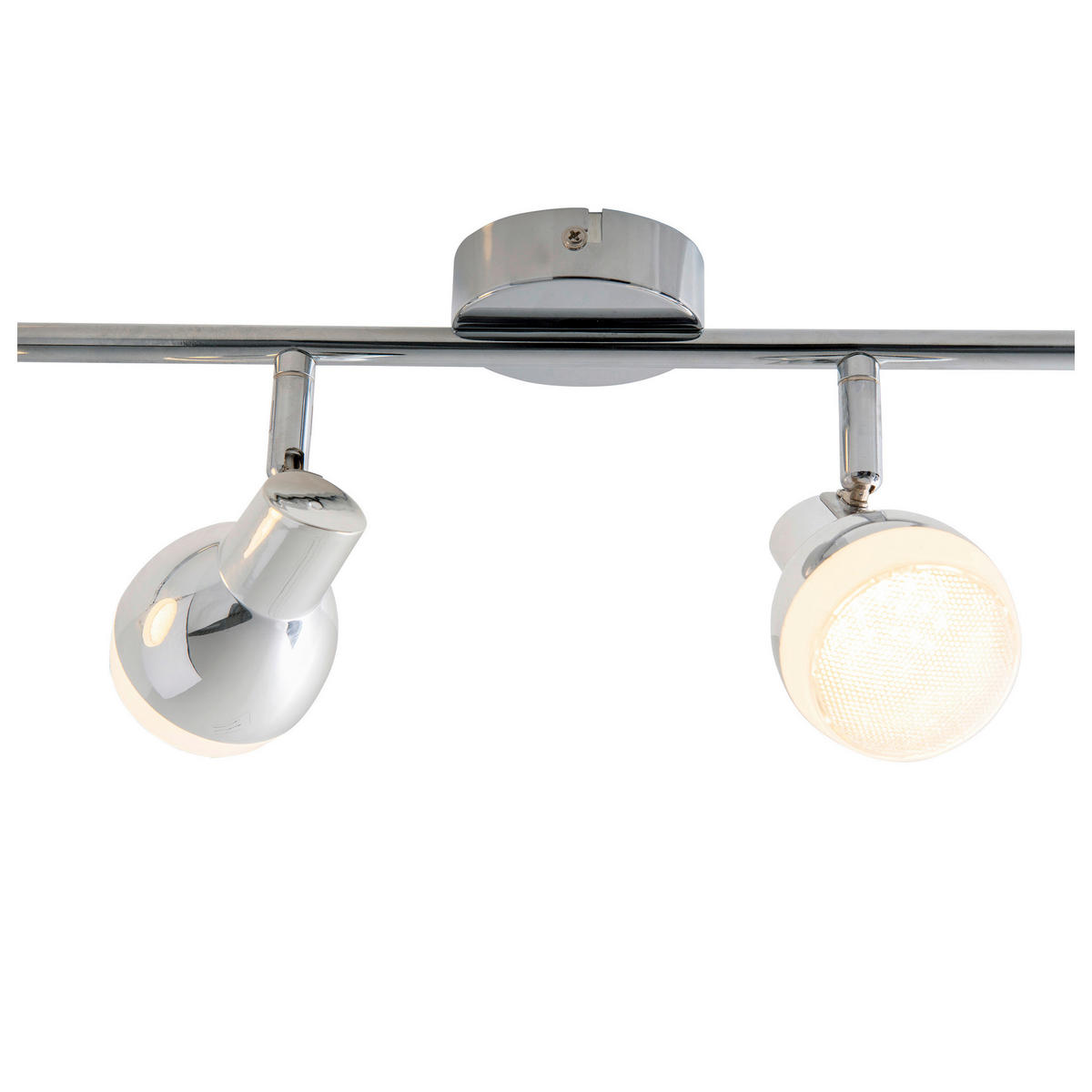 Näve Leuchten Deckenleuchte 1165242 Chrom Kunststoff Metall B/H/T: ca. 8x13x58 cm 4 Brennstellen Chromey - Chrom (8,00/13,00/58,00cm) - Näve Leuchten