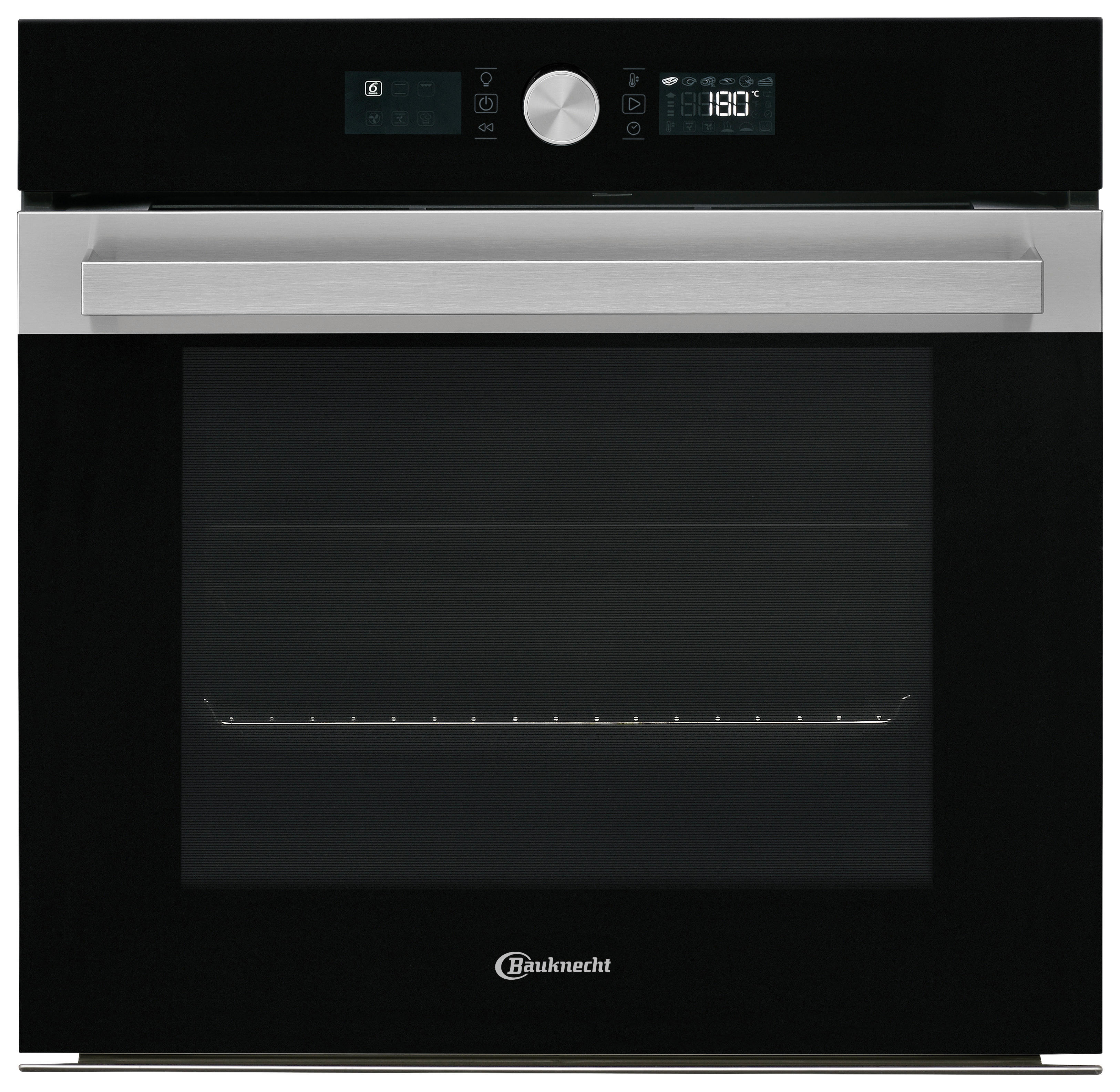 Bauknecht Einbaubackofen BIK5 DH8FS2 ES schwarz B/H/T: ca. 56x60x55 cm BIK5 DH8FS2 ES - schwarz (56,00/60,00/55,00cm) - Bauknecht