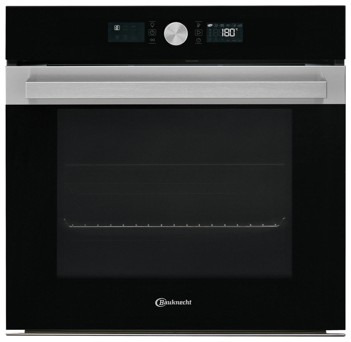 Bauknecht Einbaubackofen BIK5 DH8FS2 ES schwarz B/H/T: ca. 56x60x55 cm BIK5 DH8FS2 ES - schwarz (56,00/60,00/55,00cm) - Bauknecht